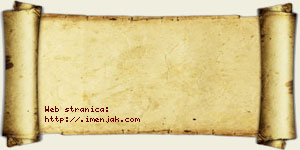 Anđela Čumić vizit kartica